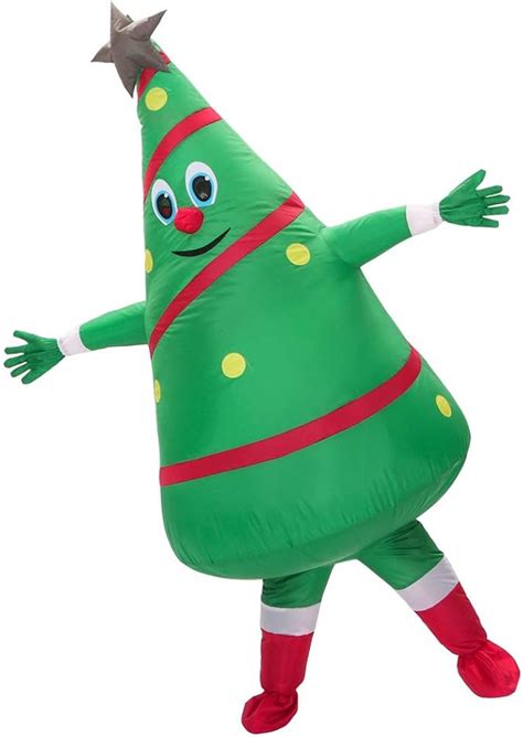 christmas tree blow up costume|Amazon.co.uk: Inflatable Christmas Tree Outfit.